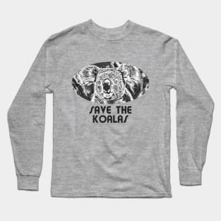 Save the Koalas Long Sleeve T-Shirt